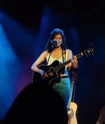 The view from the crowd. It's always amazing to see people connecting with the music from this perspective during a live show.