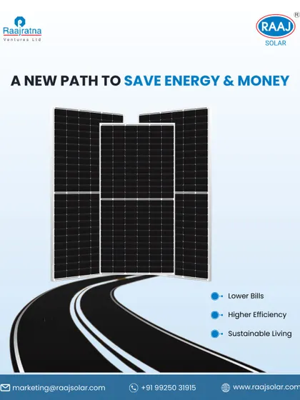 We offer a new path to save energy and money. This visual of a road leading to our panels symbolizes the journey towards lower bills, higher efficiency, and sustainable living.