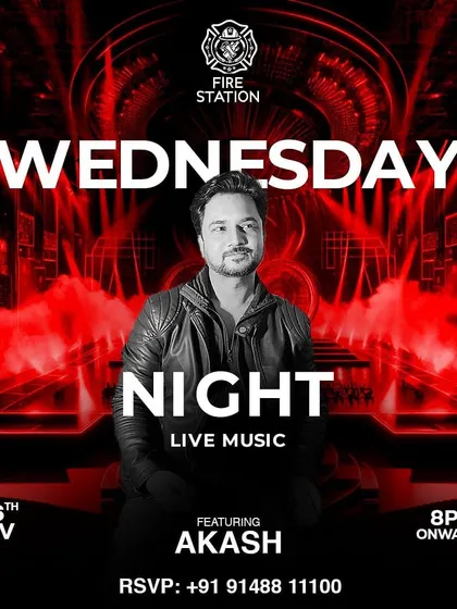 Midweek vibes, soulful tunes. Join us this Wednesday night for live music with Akash, setting the perfect mood to unwind.