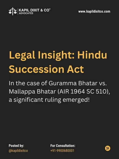 This insight from a significant Supreme Court ruling clarifies a father's ability to gift immovable property to his daughter under the Hindu Succession Act. I use such legal precedents to build the strongest possible case for my clients, ensuring property distribution is equitable and legally sound.