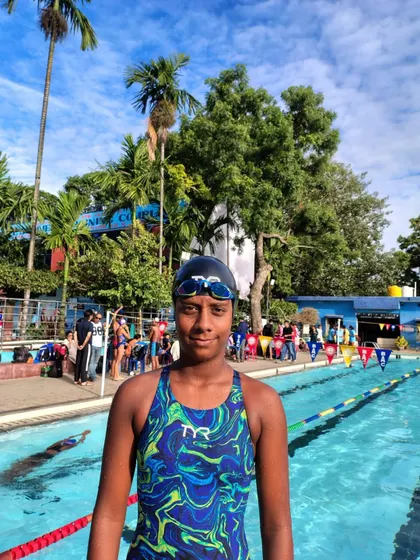 Rithanyaa S. at our training facility.
