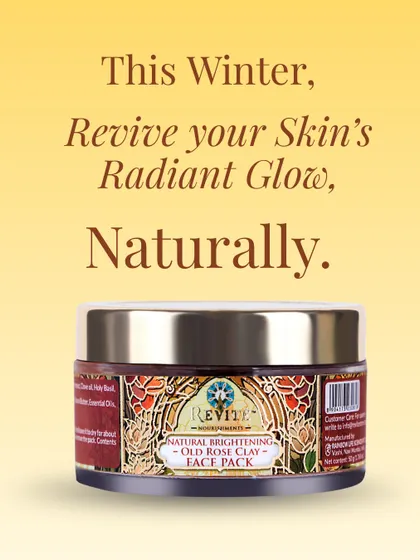 This winter, revive your skin's radiant glow naturally. My Old Rose Clay Face Pack is the perfect remedy for dull, winter skin, bringing back its luminosity.