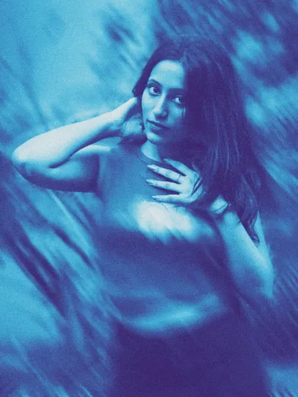 Another shot from the experimental series, this one with a different pose. This style is great for models looking to add an artistic or edgy feel to their book.