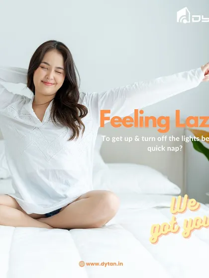 Feeling too lazy to get up and turn off the lights? I've got you. My system lets you control everything from your phone, so you can relax in perfect peace.