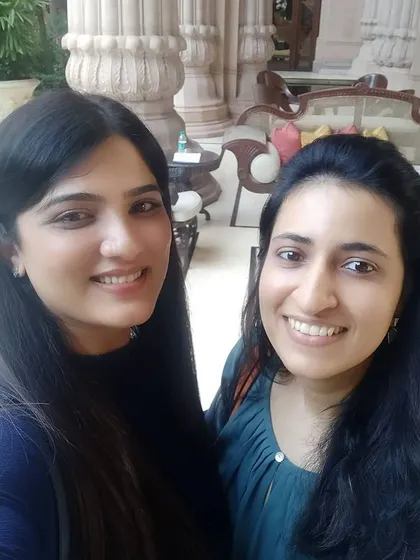 A selfie with a colleague during a break at a medical education event. These informal interactions are great for building professional friendships.