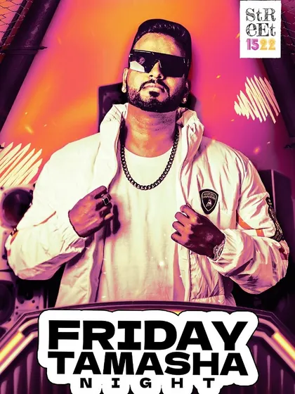 Another "Friday Tamasha Night" poster. This event is a regular favorite for a reason.