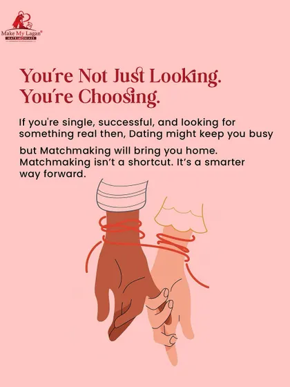 You're not just looking, you're choosing. If you're single, successful, and looking for something real, matchmaking will bring you home.