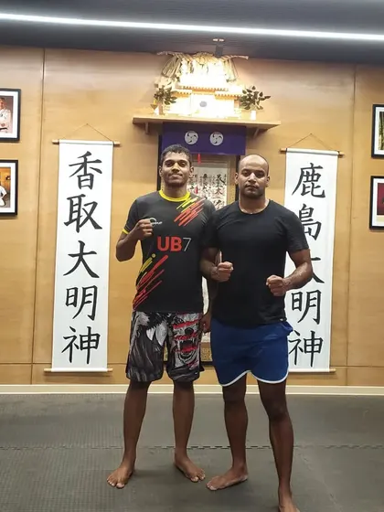 It was great to see Srikant, a fellow fighter and coach, at The Dojo. The MMA community in Bangalore is strong.