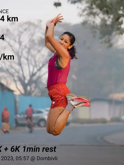 A 12km workout at a 4:51/km pace. Until you spread your wings, you have no idea how high you can fly.
