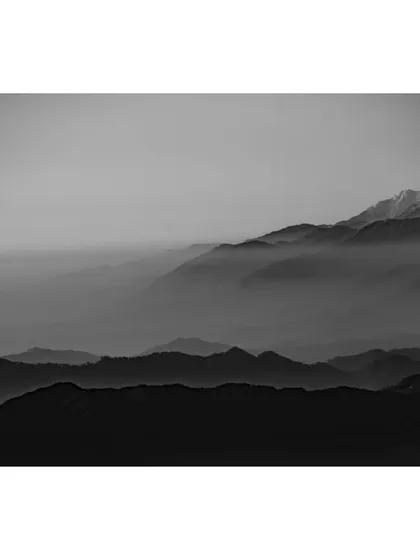 layers of mountains fading into the mist. this kind of natural gradient and depth is something i try to translate into my ui design for creating visual hierarchy.