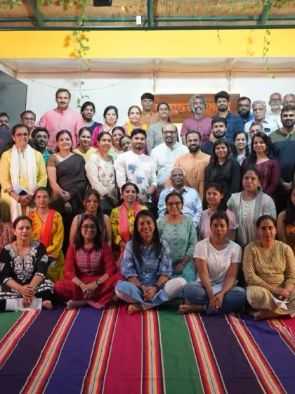 A group photograph with all the attendees and Padma Shri Dr. C.R. Chandrashekhar after his inspiring session.