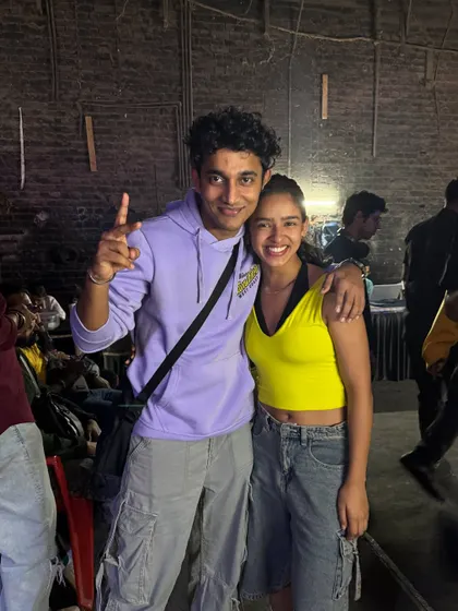 With one of our choreographers who pushed us to be our best. So much gratitude for the mentorship I received.