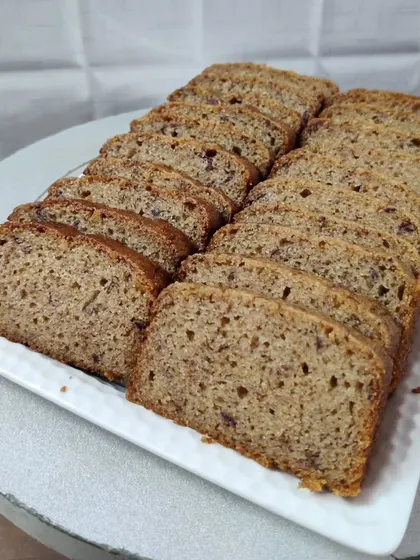 For a healthier option, I make this Zero Sugar Dates Rawa Cake. It's naturally sweetened with dates and has a wholesome, satisfying flavor without any added sugar.