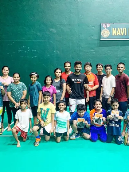 A group photo with our young athletes at our Navi Mumbai center. My goal is to inspire the next generation of champions by being present and accessible.