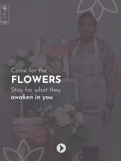 Come for the flowers, but stay for what they awaken in you. My workshops are a journey of self-discovery through the beauty of nature.