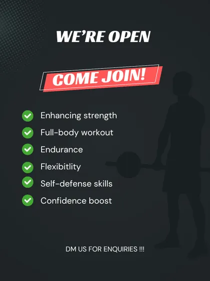 The benefits go far beyond the gym. We build full body strength, endurance, and flexibility. Most importantly, we give you the self defense skills and confidence to own your space.