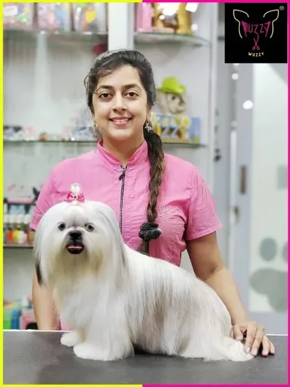 Cookie the Shih Tzu is looking beautiful with her long, flowing coat expertly maintained. Even long coats can be manageable with the right care.