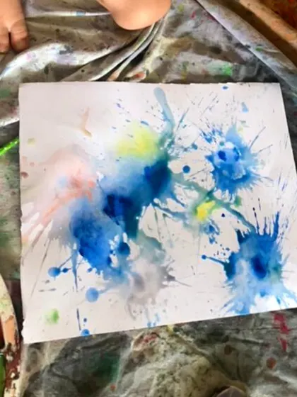 Our sensory play stations are all about hands-on exploration. This collection shows the variety of materials and setups we use for our messy play activities, from making different kinds of animal poo to painting with ice.