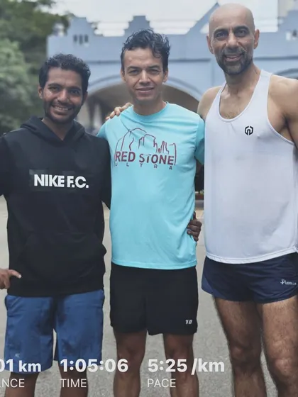 An inspiring morning run with two fantastic people, learning and sharing our experiences on fitness, performance, and nutrition. These conversations are what enrich our journey.
