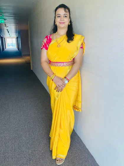 Another shot of my traditional look. I teach how to create makeup that not only looks good up close but also photographs beautifully from a distance.