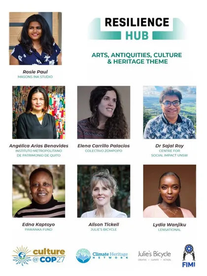 The panel for our COP27 event, featuring leading change-makers from around the world. It was an inspiring discussion on unlocking diverse knowledge systems for climate action.