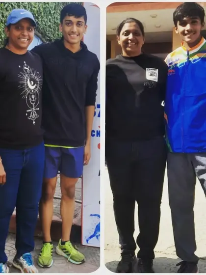 A great day at the Maharashtra State Youth Athletics Meet. My athletes Jason and Vidit not only won medals but also had the opportunity to meet and learn from Olympian Adille Sumariwalla.