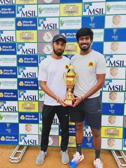 Our player Oges with head coach Supreet Singh after a title win. The coach-player relationship is fundamental to achieving success at the professional level.