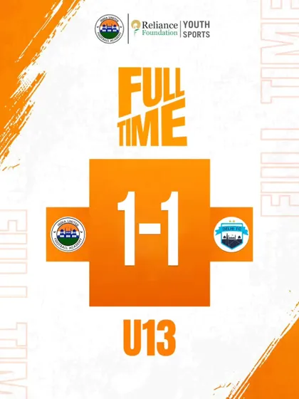End-to-end action against a tough Delhi FC side resulted in a 1-1 draw for our U13 team.