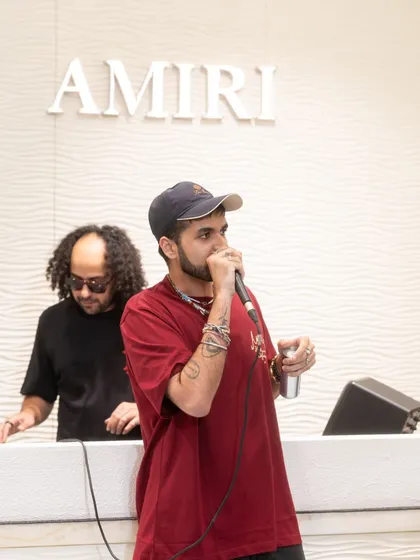 Providing the musical foundation for another artist at the Amiri launch. I can work as a solo act or collaborate with other performers to fit the event's needs.