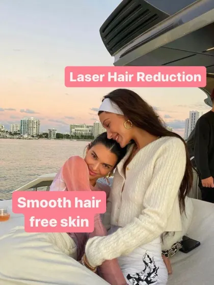 What do you get when you combine laser hair reduction with your skin? A lifetime of smooth, hair-free confidence. It's a match made in heaven.