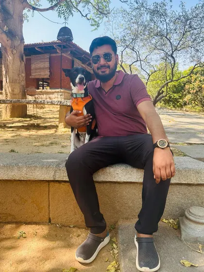 This is my family. My dog Mishti is the reason I started TailSpin, and she is the inspiration behind everything I do. She taught me what true connection feels like.