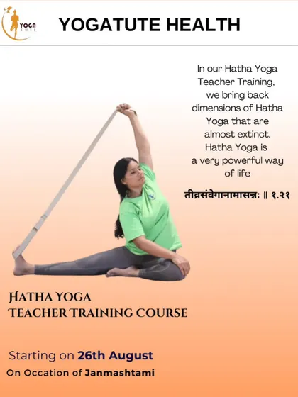 We bring back dimensions of Hatha Yoga that are almost extinct. This poster highlights the authentic and powerful nature of our Teacher Training Course.