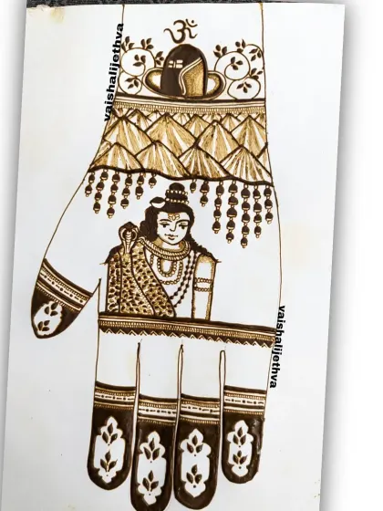 A design to celebrate the first Somwar of Shravan. This sketch of Lord Shiva is a tribute to the divine, perfect for this holy month.