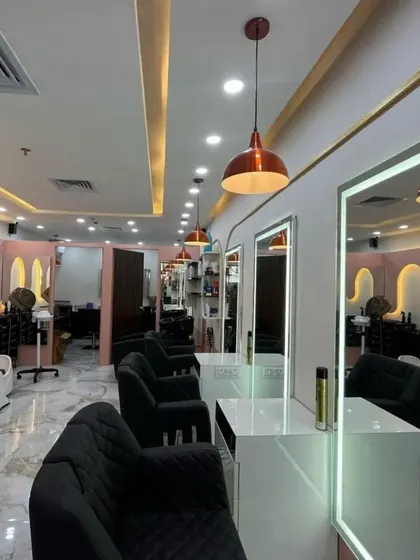 Welcome to our space. We pride ourselves on maintaining a modern, clean, and professional salon environment where you can relax and feel comfortable while we pamper you. This is where the transformation begins.