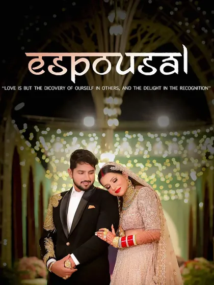 "Espousal." A tender moment between Tanu and Kunal at their reception, her head resting on his shoulder.