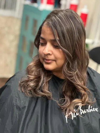 Another angle of this successful box dye correction.