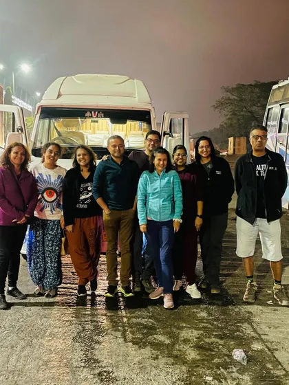 We love seeing familiar faces. This group of repeat trekkers is ready to embark on the Bandaje trek, a testament to the memorable experiences we create.
