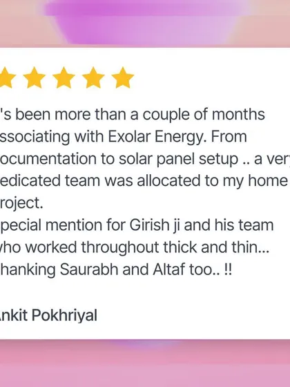 Ankit Pokhriyal highlights our dedicated team that managed his home project from documentation to setup, working through thick and thin to get the job done.