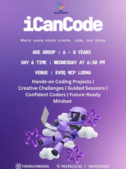 Our class schedule is live. We are ready for a year of hands-on fun with our iCanCode program, designed for young minds to create, code, and shine.