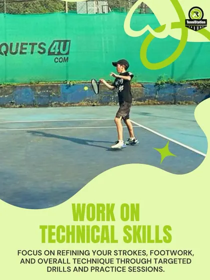 Our training focuses on refining your strokes, footwork, and overall technique through targeted drills and practice sessions.