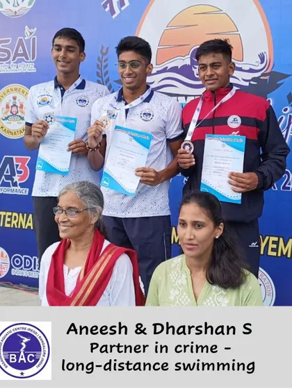 Aneesh and Dharshan, our long-distance champions.