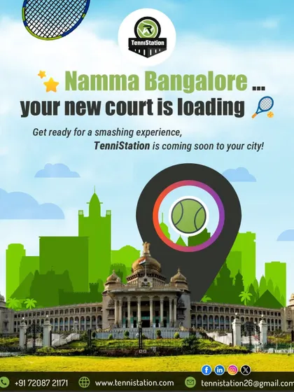 Big news for Bangalore! This announcement marks our expansion, bringing a brand-new home for rallies, smashes, and champions in the making to a new city.