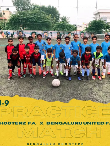 Our U-9, U-11, U-13, and U-15 teams engaging in competitive practice matches against Bengaluru United FA, a crucial part of their pre-season and ongoing development.