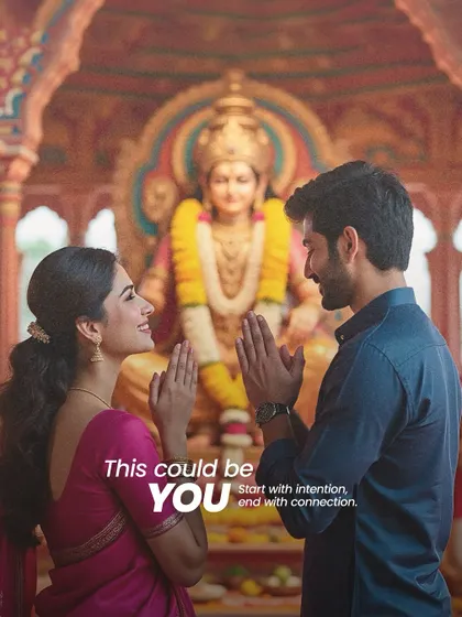 This could be you. Seeking blessings together, starting your new life with shared faith and values. A partnership rooted in spirituality and mutual respect.