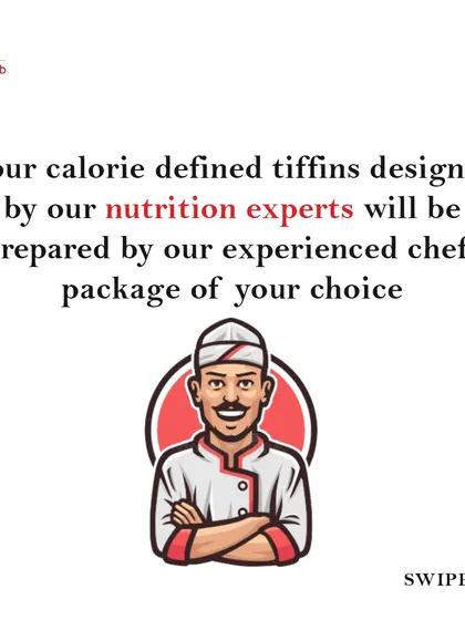 It's simple to make a healthy choice. Our calorie-defined tiffins are designed by nutrition experts and prepared by experienced chefs, making your health journey easy.