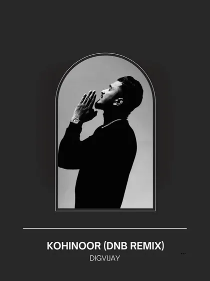 The cover for my "Kohinoor" DnB remix, featured in the Desi Dubs Winter Compilation.