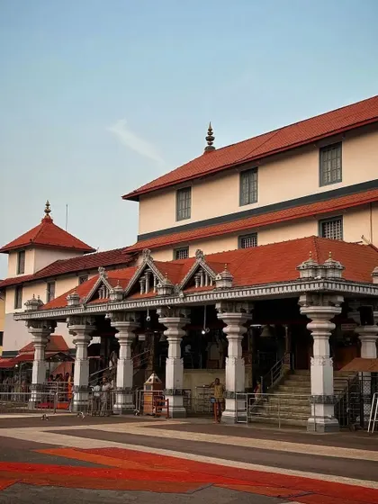 The famous Udupi Sri Krishna Matha, a major pilgrimage center and a place of great spiritual energy.