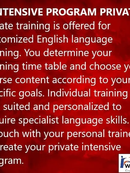 For those who need a more customized approach, I offer private intensive training. You can determine your own schedule and course content based on your specific goals, making it ideal for acquiring specialist language skills.
