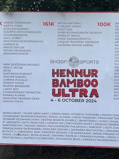 Seeing your name on the board is the first step of the journey. We make sure every participant feels like a part of the event from the moment they arrive, with clear signage and a list of all the athletes taking on the challenge.