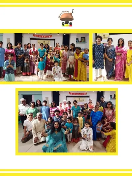 The whole gang! A collage of group photos from our summer camp finale, capturing the joy and camaraderie of the ShrotaHouse community.